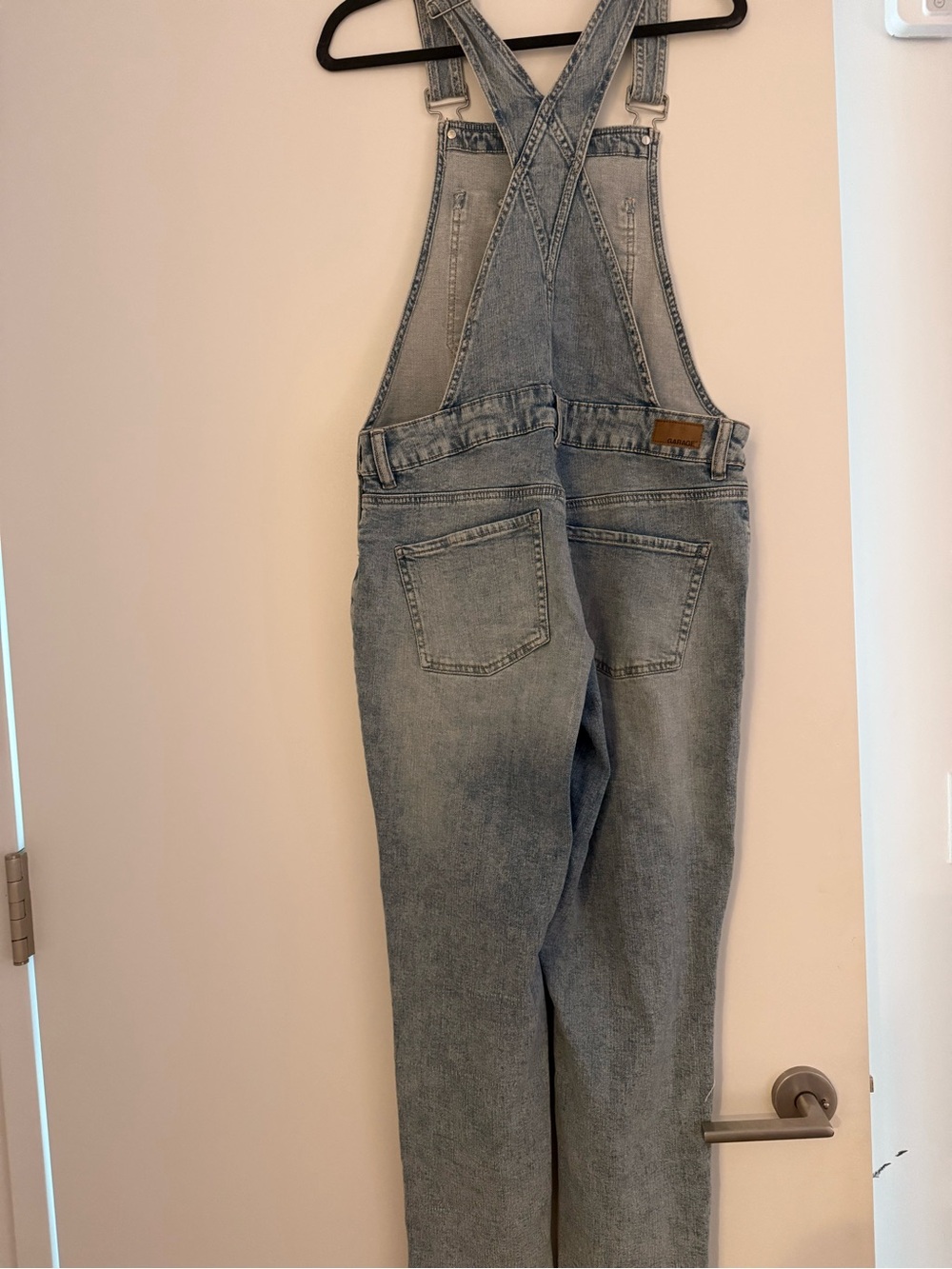 Garage Light Blue Denim Overalls - Picture 2 of 3